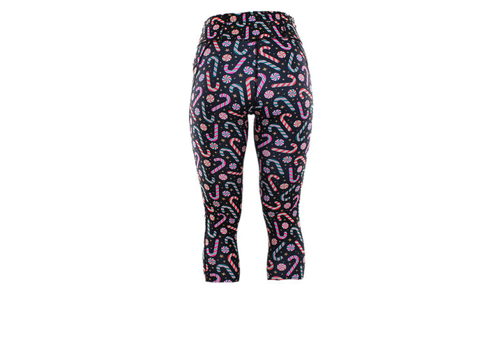 PRE ORDER Capri Peppermint Twist Leggings with pockets