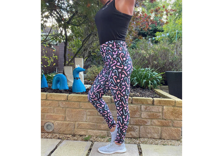 PRE ORDER Peppermint Twist leggings with pockets