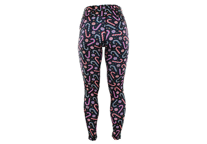 PRE ORDER Winter Peppermint Twist Leggings with Pockets