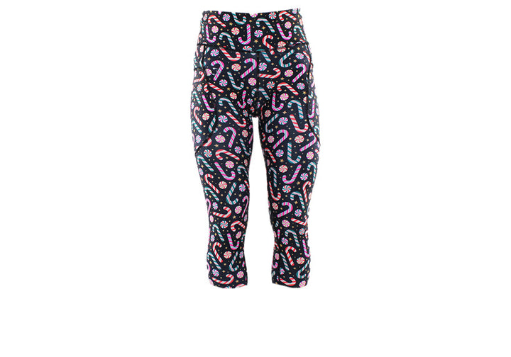 PRE ORDER Capri Peppermint Twist Leggings with pockets
