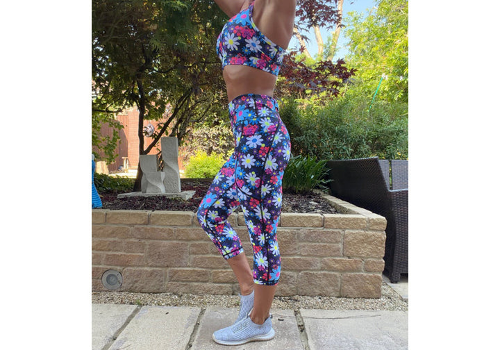 Capri Petalpop Leggings with pockets
