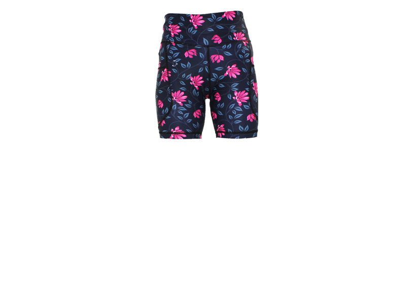 PRE ORDER Pink Twilight Mid Shorts with pockets