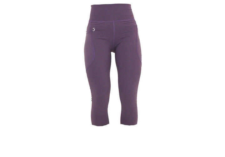 Capri Mauve Premium Leggings with Pockets