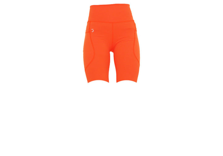 PRE ORDER Neon Orange Premium Long Shorts with Pockets