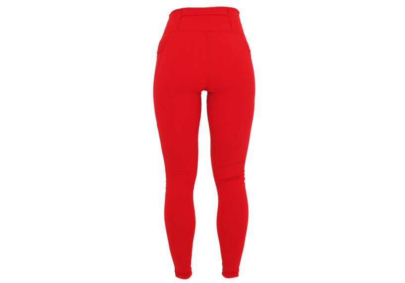 PRE ORDER Winter Red Leggings with Pockets