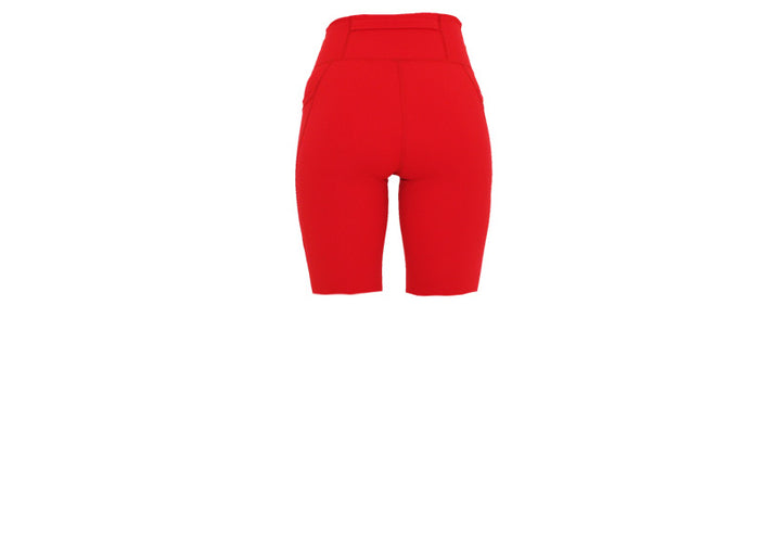 PRE ORDER Red Premium Long Shorts with Pockets