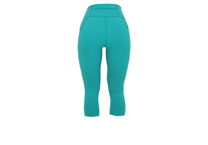 Capri Turquoise Premium Leggings with Pockets