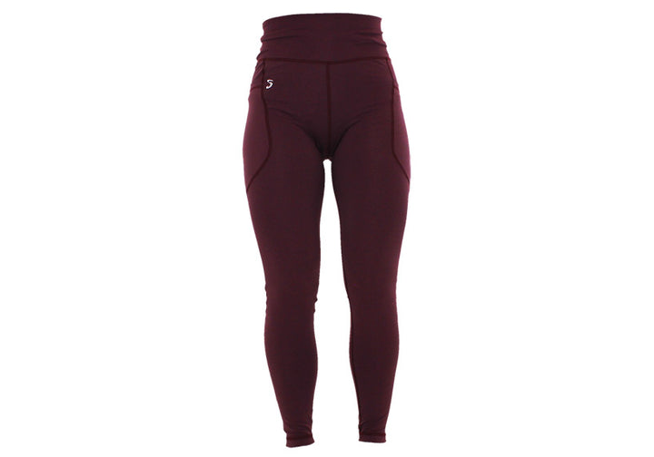 Winter Plum Leggings with Pockets