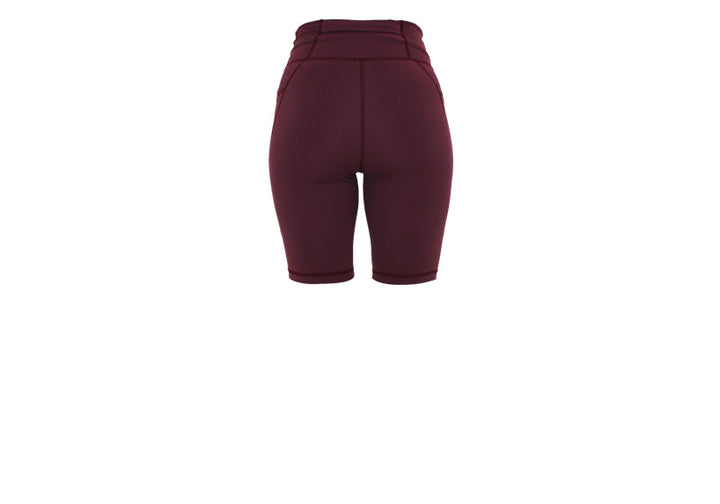 Plum Premium Long Shorts with Pockets