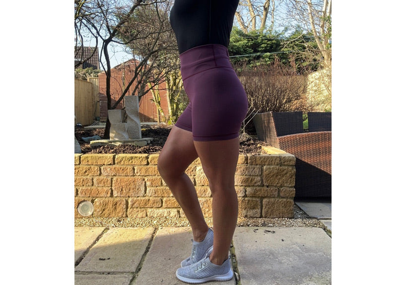 Plum Premium Short Shorts with Pockets