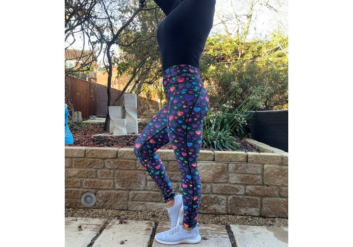 Pop Heart leggings with pockets