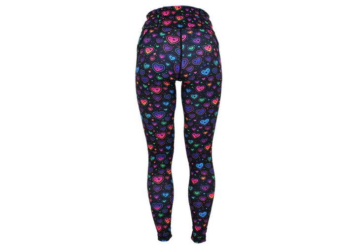 Pop Heart leggings with pockets