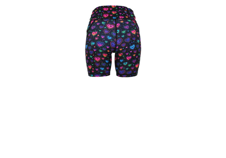 Pop Heart Mid Shorts with pockets