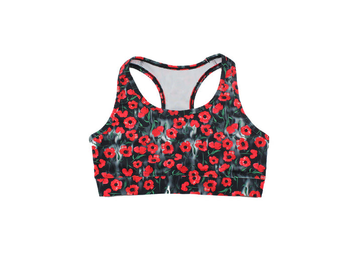 PRE ORDER Poppy Field Sports Bra