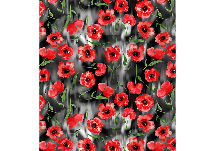 PRE ORDER Poppy Field Mid Shorts with pockets