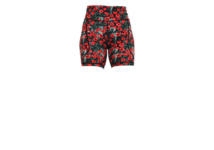 PRE ORDER Poppy Field Mid Shorts with pockets