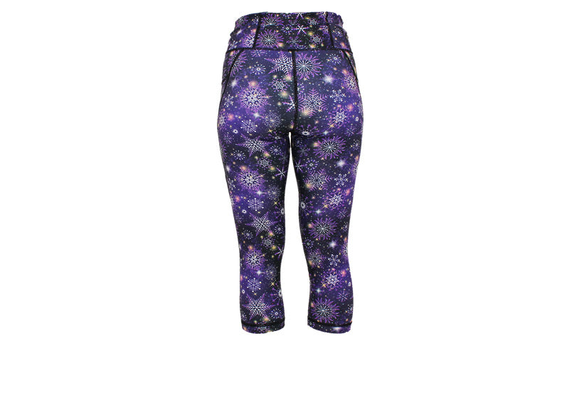 PRE ORDER Capri Purple Frost Leggings with pockets
