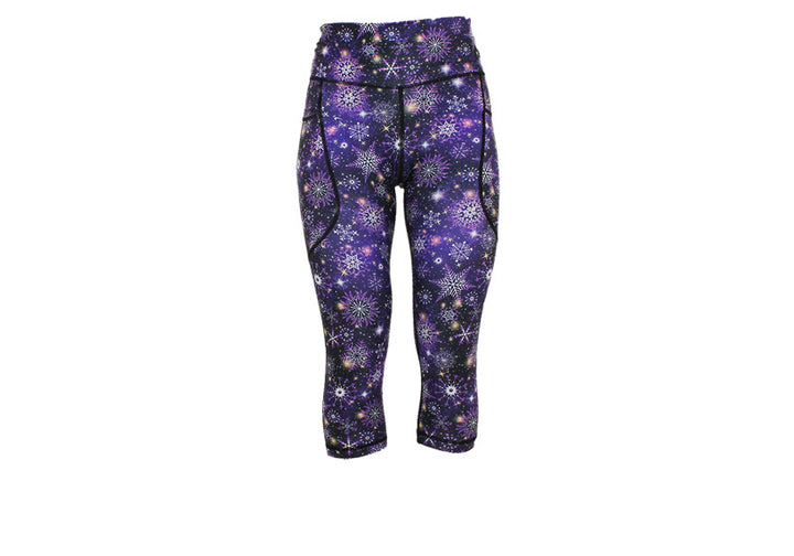 PRE ORDER Capri Purple Frost Leggings with pockets