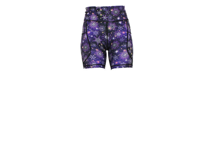 PRE ORDER Purple Frost Mid Shorts with pockets