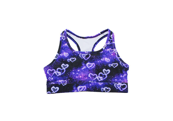 PRE ORDER Purple Galactica Sports Bra