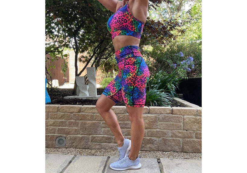 Purrfecta Long Shorts with pockets