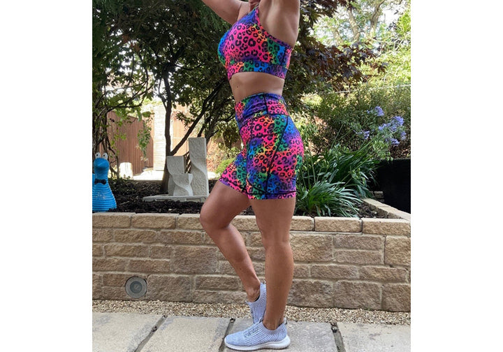 Purrfecta Mid Shorts with pockets