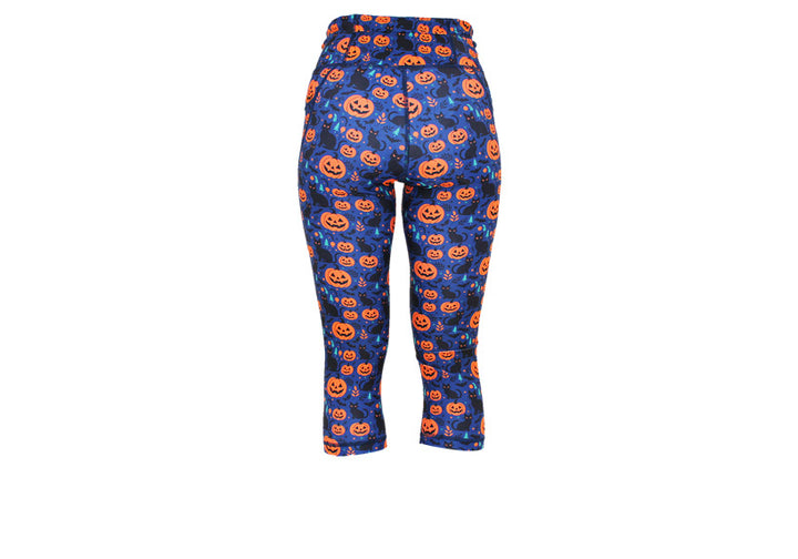PRE ORDER Capri Puurrfect Pumpkins Leggings with pockets