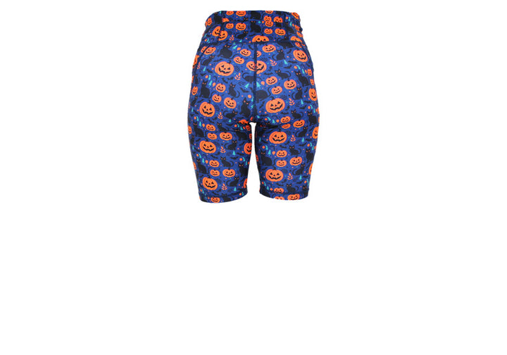 PRE ORDER Puurrfect Pumpkins Long Shorts with pockets