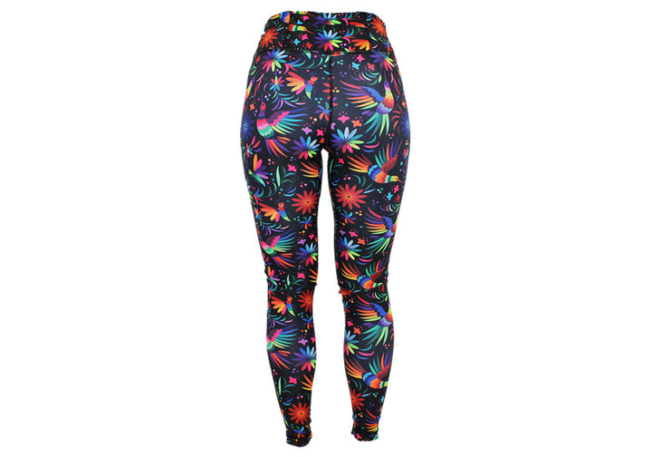 Winter Rainbow Rainforest Leggings with Pockets