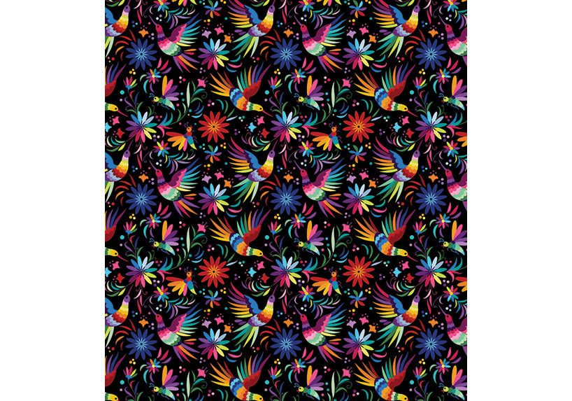 Rainbow Rainforest Long Shorts with pockets