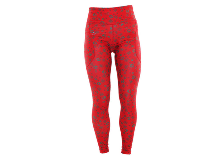 PRE ORDER Winter Red Santa Paws Leggings with Pockets