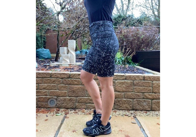PRE-ORDER Reflective Long Shorts with Thigh Pockets