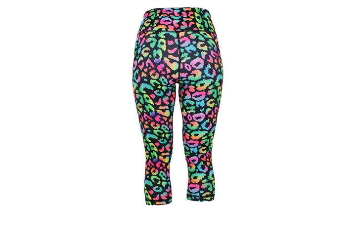 Capri Roaring Rainbows Leggings with pockets