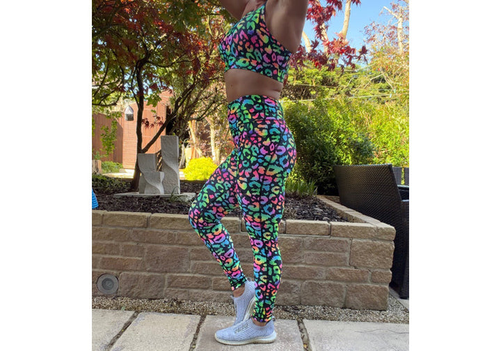 PRE ORDER Roaring Rainbows leggings with pockets