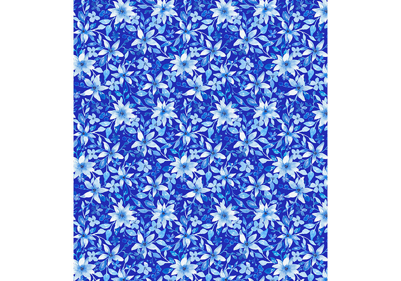 PRE ORDER Capri Sapphire Bloom Leggings with pockets