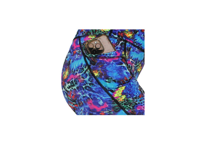Sapphire Safari leggings with pockets