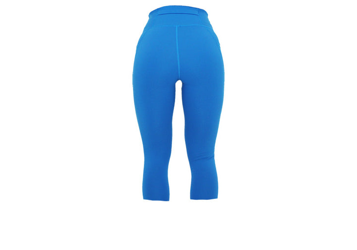 Capri Sea Blue Premium Leggings with Pockets