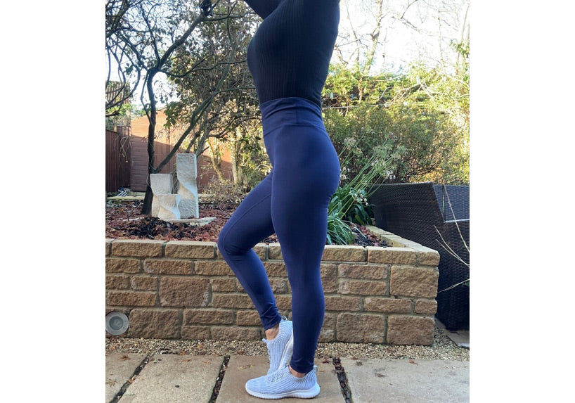 Navy Seamless Leggings
