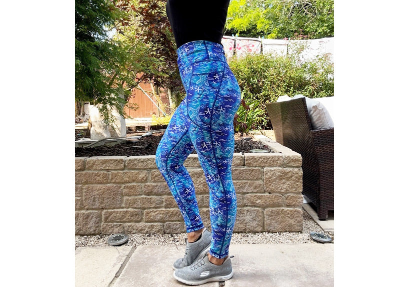 PRE ORDER Seascape leggings with pockets