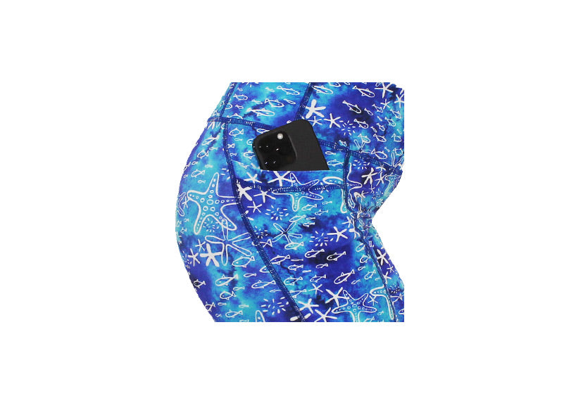 PRE ORDER Seascape Mid Shorts with pockets