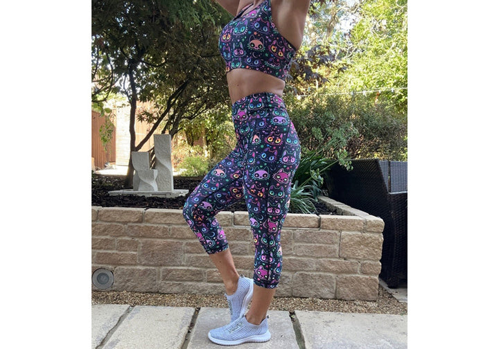 PRE ORDER Capri Skellycat Leggings with pockets
