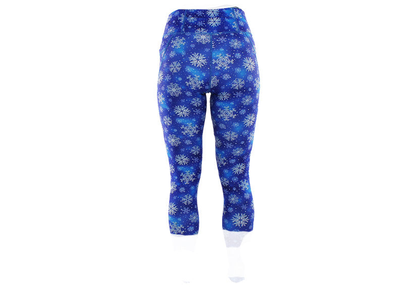 PRE ORDER Capri Snowfall Leggings with pockets