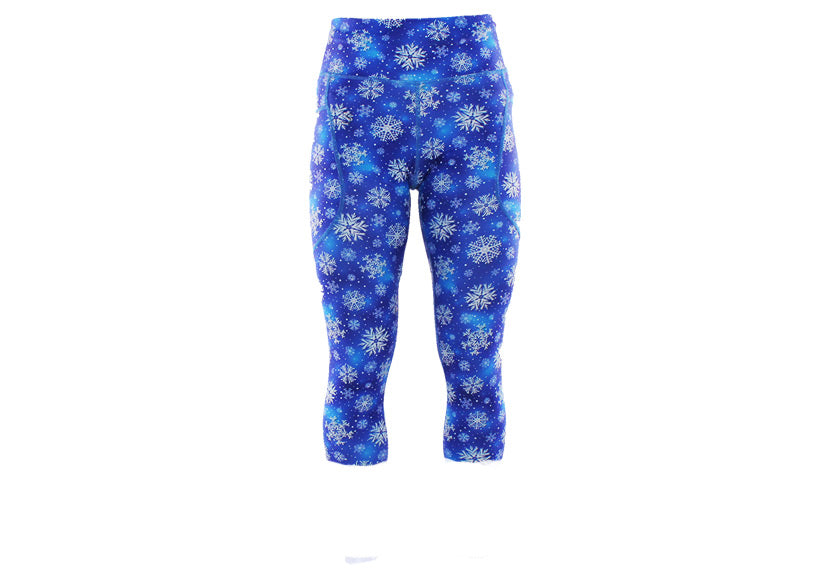 PRE ORDER Capri Snowfall Leggings with pockets