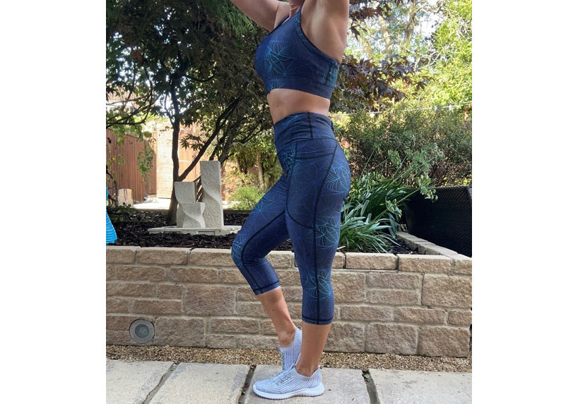 PRE ORDER Capri Spiralwebs Leggings with pockets