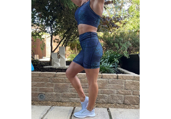 PRE ORDER Spiralwebs Mid Shorts with pockets