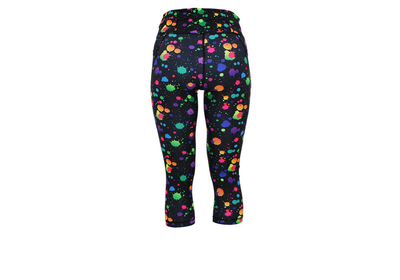 Capri Splat Attack Leggings with pockets