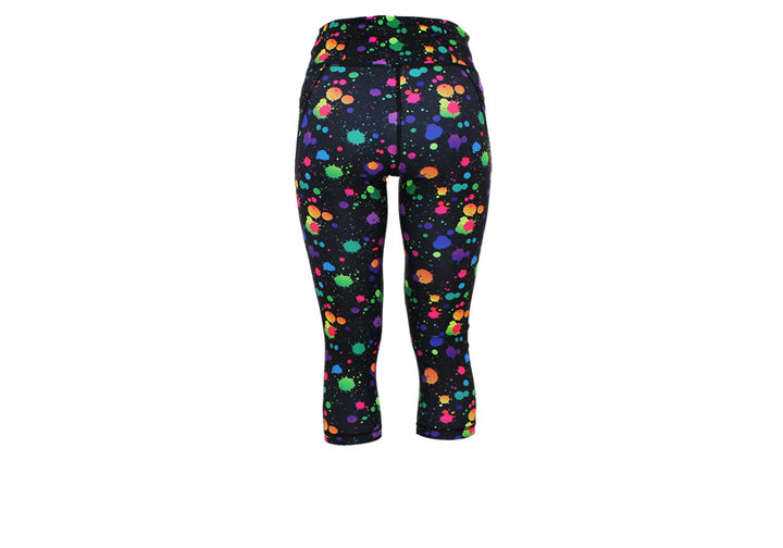 Capri Splat Attack Leggings with pockets