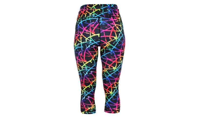 PRE ORDER Capri Splatterpunk Leggings with pockets