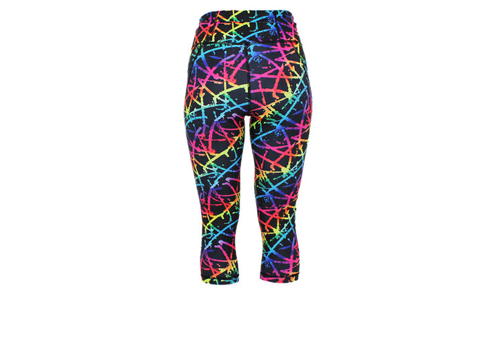 PRE ORDER Capri Splatterpunk Leggings with pockets