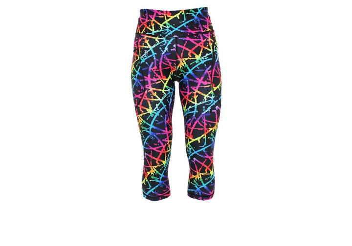 PRE ORDER Capri Splatterpunk Leggings with pockets
